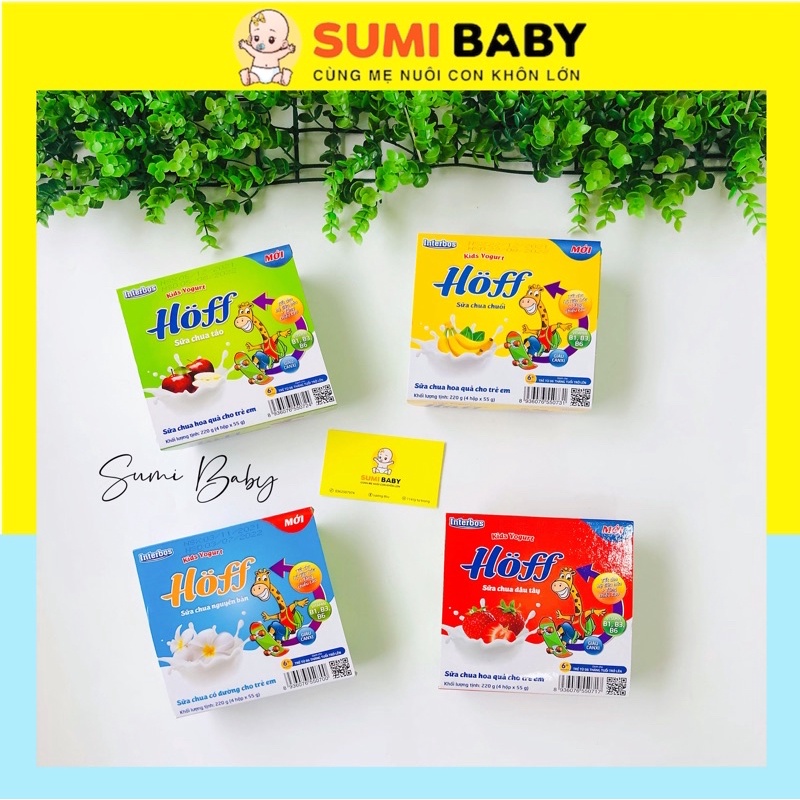SỮA CHUA, VÁNG SỮA HOFF CHO BÉ