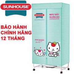 Tủ sấy quần áo sunhouse có đèn diệt khuẩn vuông, tròn (hàng bảo hành chính hãng)