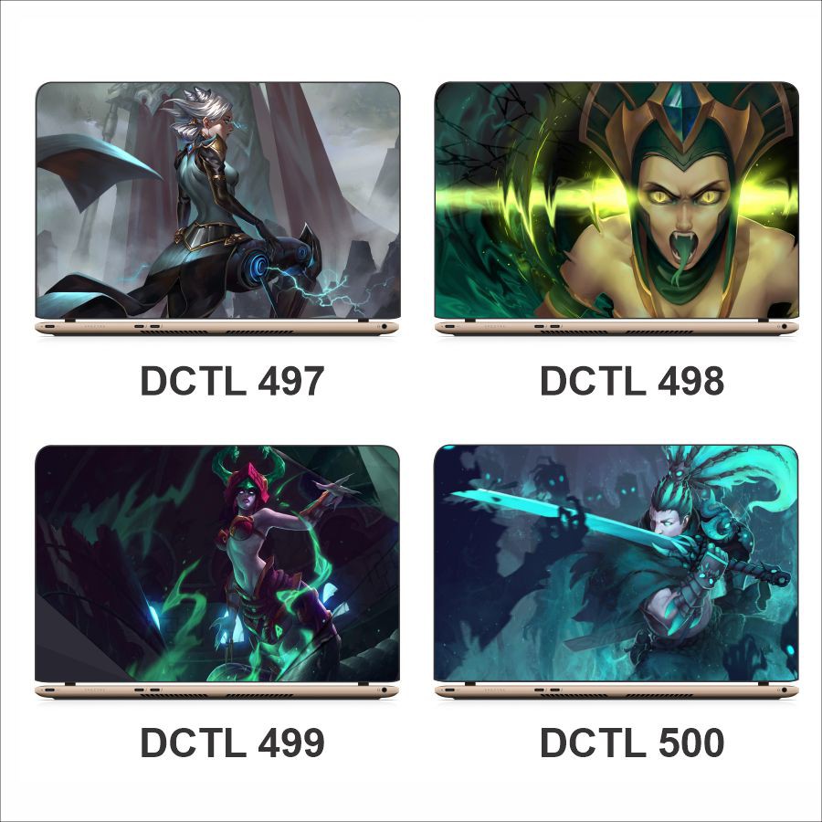 Miếng decal dán mặt lưng Laptop Liên Minh Huyền Thoại - Mã DCLT 473 - 500 | BigBuy360 - bigbuy360.vn