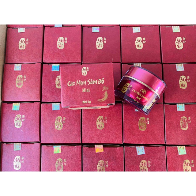 Cao mụn sâm đỏ MEEA ORGANIC mini size 5g