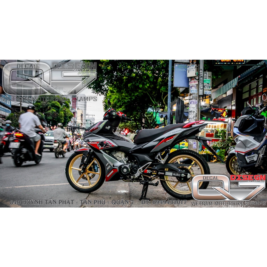 TEM RỜI WINNER X DÁN XE XI MĂNG