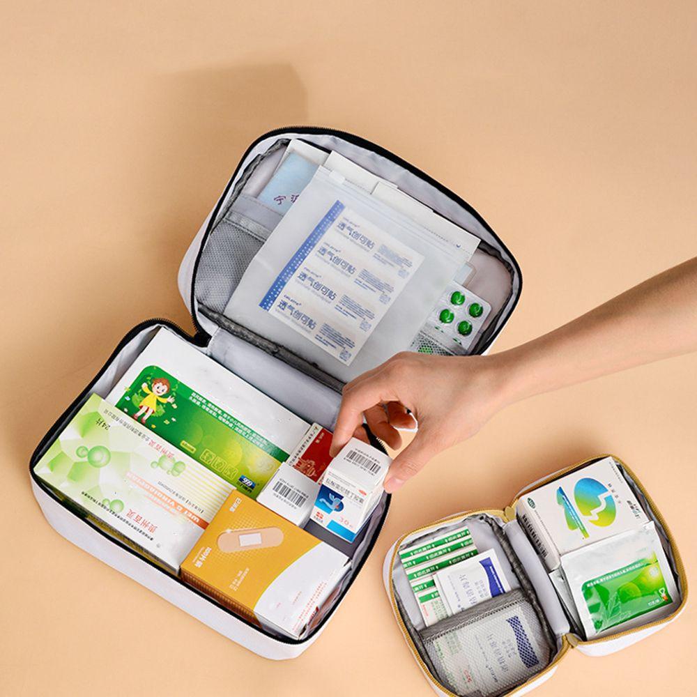 KUNHEV Túi Đựng Mỹ Phẩm Y Tế Khẩn Cấp An Toàn Cho Cắm Trại / Văn Phòng / Xe Hơi