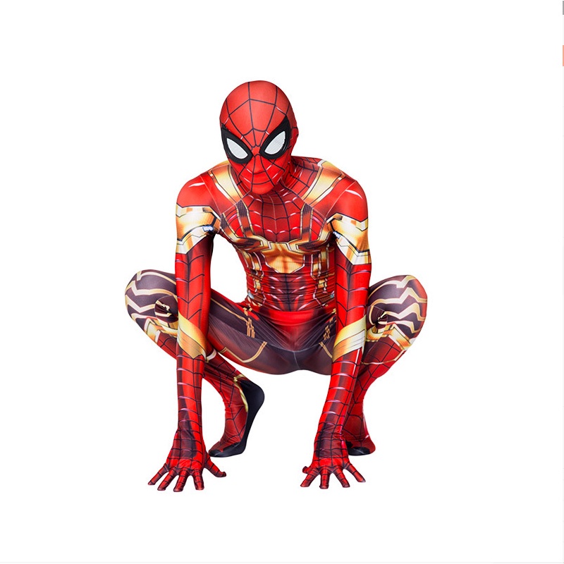 Bộ Áo Liền Quần Hóa Trang Peter Parker Zentai Hình Người Nhện Bằng Sắt Hóa Trang Halloween Cho Người Lớn Và Trẻ Em