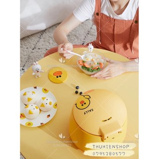 Joyoung / Nồi cơm điện mini vịt vàng Sally gấu Brown dung tích 1.5L / BH 12 tháng / Hàng chính hãng