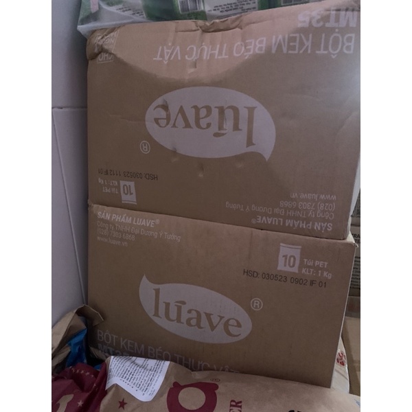 Bột Kem Béo Pha Trà Sữa Luave MT35-1Kg