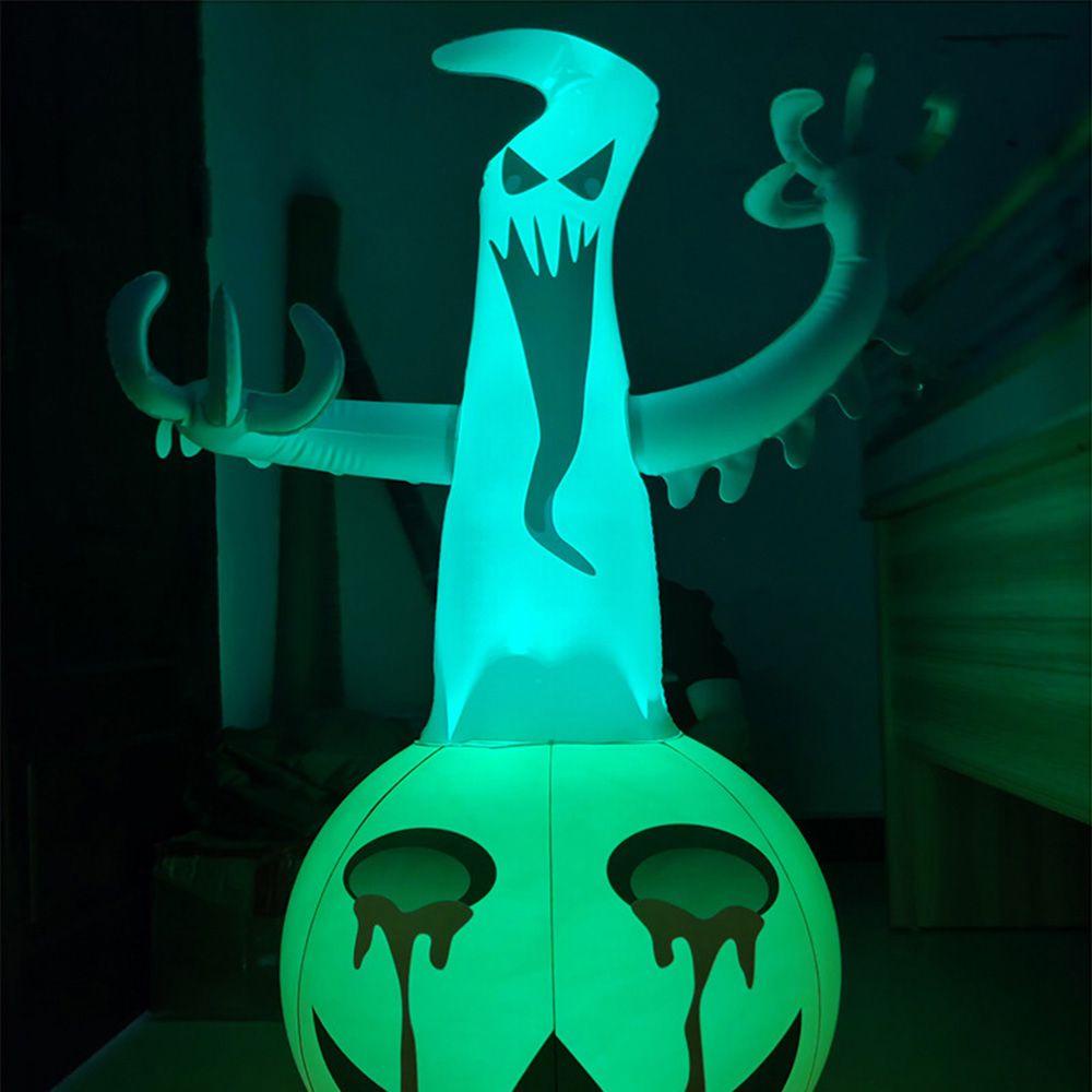 LLOYD Bong Bóng Bơm Hơi Dài 1.2M Hình Bí Ngô Ma Bí Ngô Trang Trí Halloween