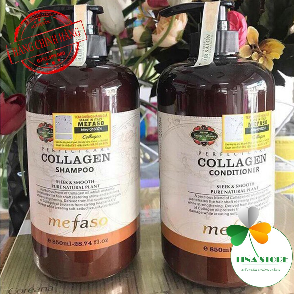Miễn Ship🔥Cặp Dầu Gội Xả collagen Argan Mefaso 850ml | Ngăn Ngừa Gàu, Giảm Rụng Tóc, Phục Hồi Tóc Khô Xơ, Hư Tổn | BigBuy360 - bigbuy360.vn