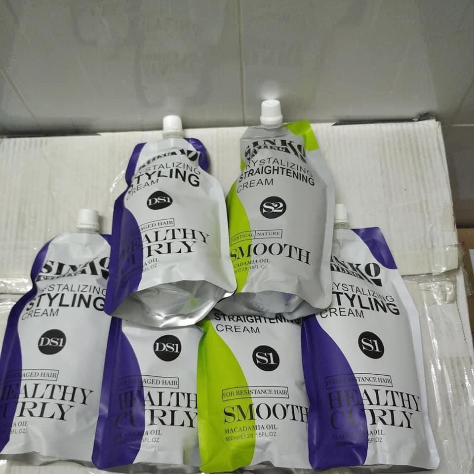 THUỐC UỐN ÉP TÓC SINKO 700ML X2