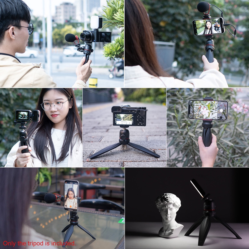 Ulanzi Giá Đỡ Ba Chân Mini MT-17 Đầu Bi 1 / 4 '' Thông Dụng Cho Máy Ảnh DSLR / Điện Thoại Thông Minh | BigBuy360 - bigbuy360.vn