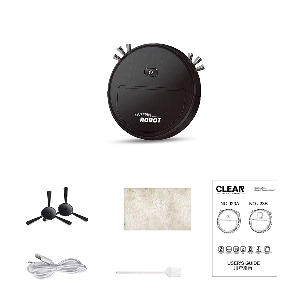 [Dolity2] Robot Hút Bụi Thông Minh Mini Làm Sạch Nhà Cửa