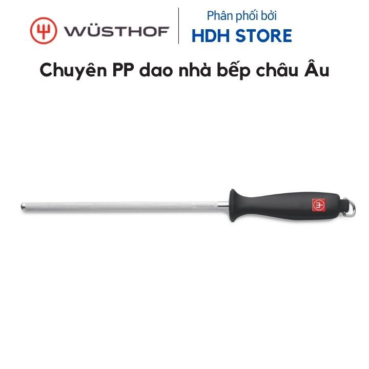 [CHÍNH HÃNG] Thanh Thép Mài Dao Wusthof 18cm - Sản xuất tại Đức