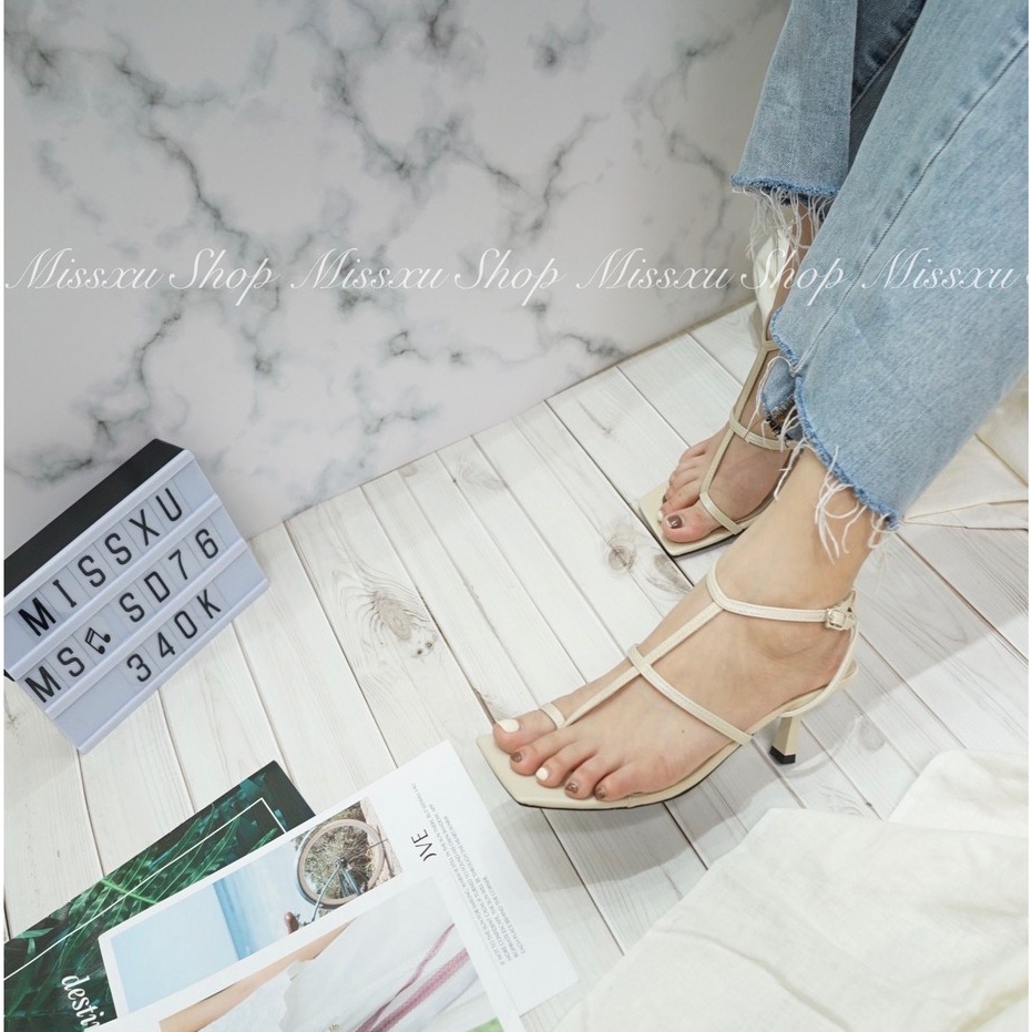 Giày sandal nữ chiến binh xỏ ngón 5cm thời trang MYSS - SD76