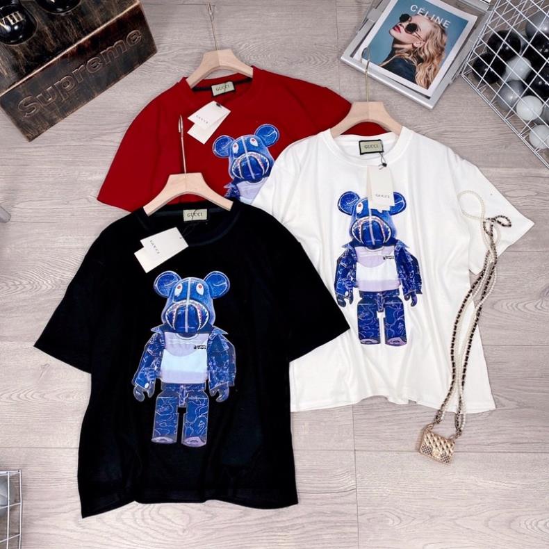 [RẺ VÔ ĐỊCH] Áo thun chuột xanh đứng tay lỡ unisex form rộng, áo phông nam nữ oversize nhiều màu