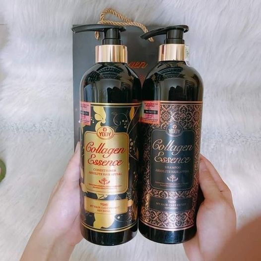 Bộ dầu gội xả  Yody collagen essence 800ml , Dầu gội xả collagen phục hồi tóc
