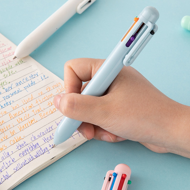 Bút Bi 6 Màu Sắc Ngọt Ngào Xinh Xắn