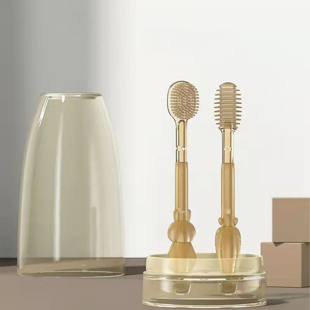 Dụng cụ tưa lưỡi, rơ lưỡi và bàn chải silicon vệ sinh khoang miệng cho bé