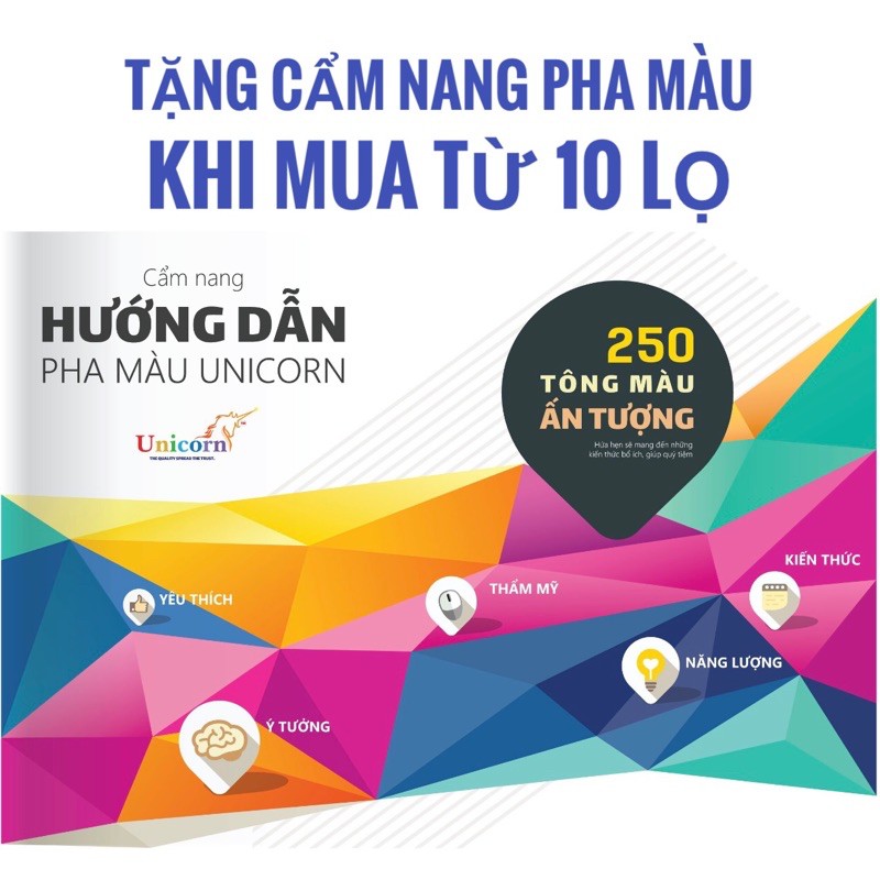 Màu Siro thực phẩm Unicorn Color lọ 210g