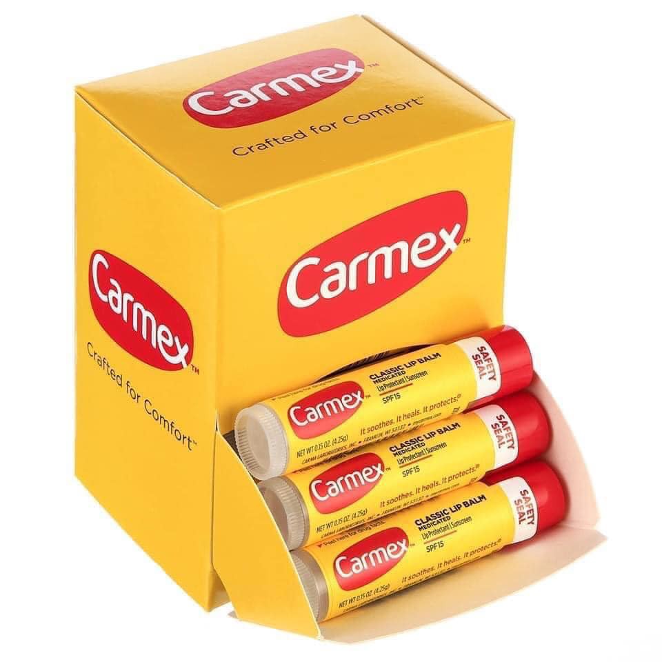 [QUÀ TẶNG] SON DƯỠNG MÔI CARMEX MEDICATED CLASSIC LIP BALM