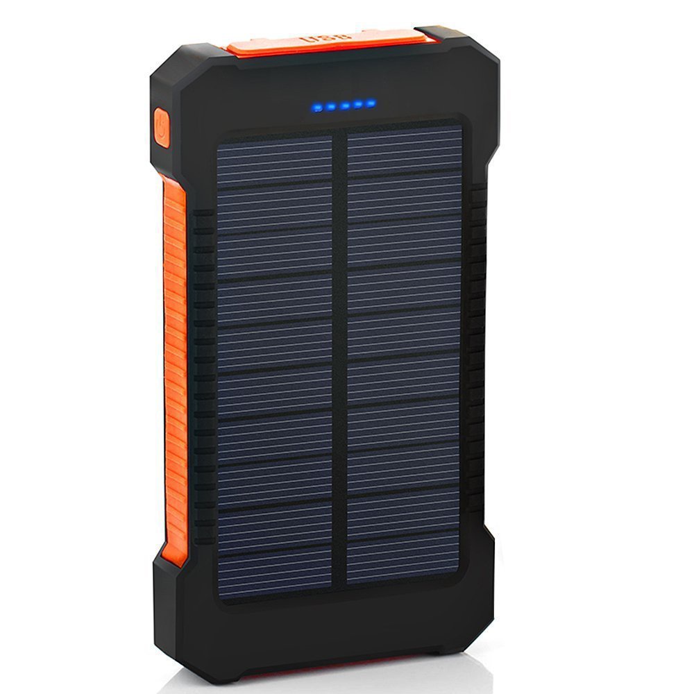 Pin Sạc Dự Phòng Năng Lượng Mặt Trời Solar Changer 8000 mAh, Sạc nhanh QC3.0, Sạc Dự Phòng Sạc Nhanh Cho Mọi Thiết Bị