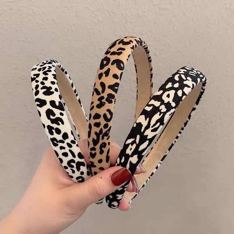 Băng Đô Cài Tóc Họa Tiết Da Báo