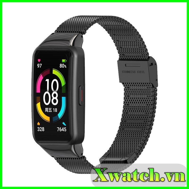 Dây đeo kim loại thép không gỉ Huawei Band 6 / Honor Band 6
