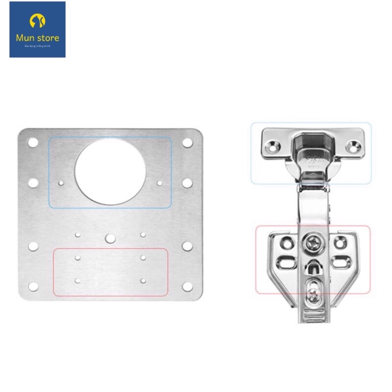 Miếng thép sửa bản lề tủ, miếng sửa bản lề tủ, tấm thép sửa bản lề