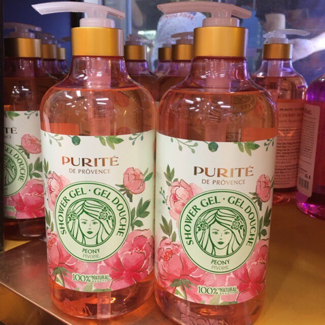 Sữa Tắm Purite Peony Shower Gel Thư Giãn Da Hương Hoa Mẫu Đơn 850ml