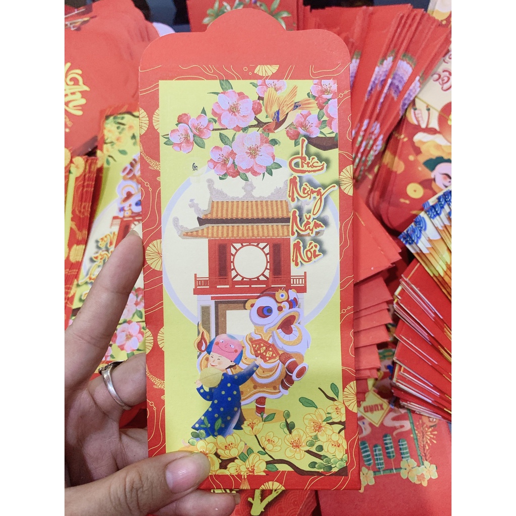 Combo 10 Bao Lì Xì Tết Quý Mão 2023 Mẫu Ngẫu Nhiên May Mắn Rước Tài Lộc- Qùa Tặng Cho Bạn Bè Và Người Thân Dịp Năm Mới