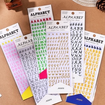 Sticker Chữ cái - Chữ số PVC Alphabet