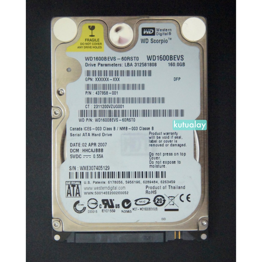 Ổ Cứng Di Động 160gb Hdd 2.5 '' Sata Netbook Sata 100% Sentinel | BigBuy360 - bigbuy360.vn