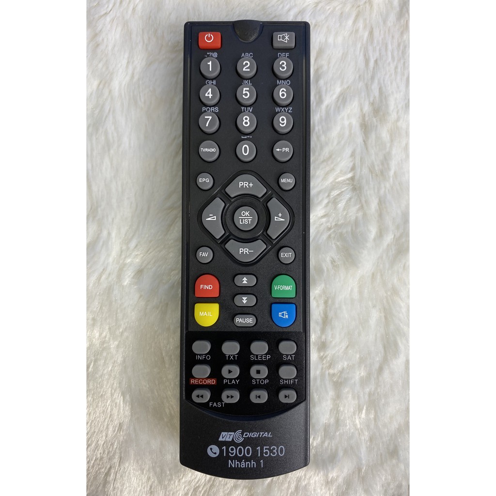 Điều khiển đầu thu VTC HD V2 - Hàng chính hãng