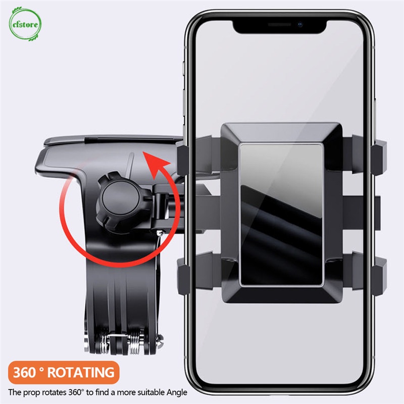 Giá đỡ điện thoại/ GPS xoay được 1200 độ đa năng tiện dụng cho xe hơi