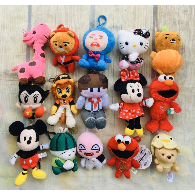 MK11]Gấu bông móc khoá tuyển mới xịn pooh,mèo, bò, olat