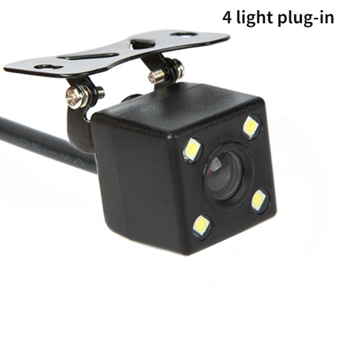 Camera Chiếu Hậu 4 Bóng LED CCD Chống Thấm Nước Góc 170 Độ Cho Xe Hơi