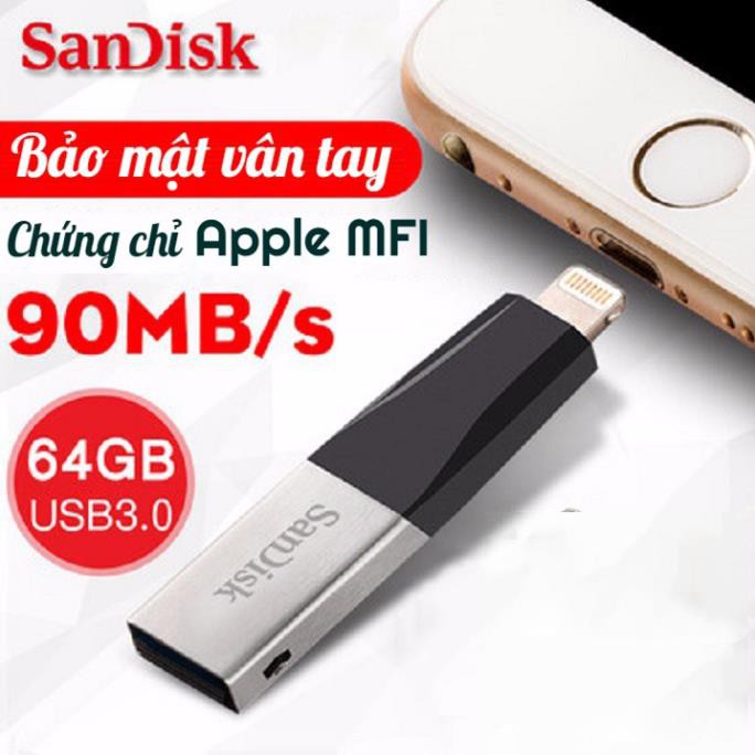 [32/64GB] USB OTG Sandisk iXpand Mini cho Iphone Ipad - USB OTG Iphone Sandisk