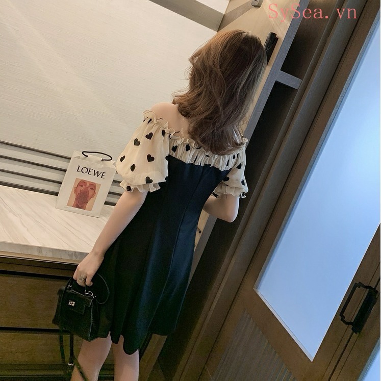 Đầm Chữ A Trễ Vai Phong Cách Hàn Quốc Dành Cho Nữ | BigBuy360 - bigbuy360.vn