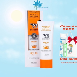 Kem chống nắng body dưỡng trắng toàn thân beauty buffet scentio milk plus spf 50+ pa +++ 100ml