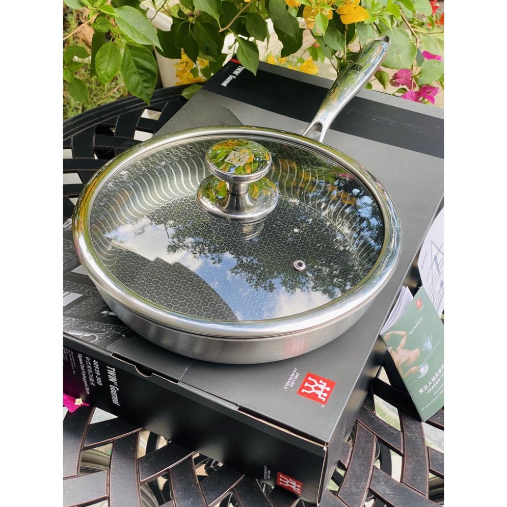 CHẢO Chống Dính Bếp Từ ZWILLING J.A Henkels 28CM làm từ Inox 316 đun được mọi loại bếp- Thương Hiệu Đức