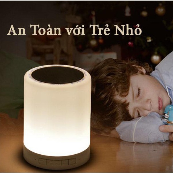 Đèn ngủ để bàn thông minh kèm loa Bluetooth di động 3in1 Y02  - Điều khiển bằng smartphone, thay đổi màu sắc
