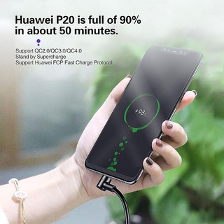 Cáp sạc nhanh USB Type C 90 độ 5A 1m/1.5m/2m/3m