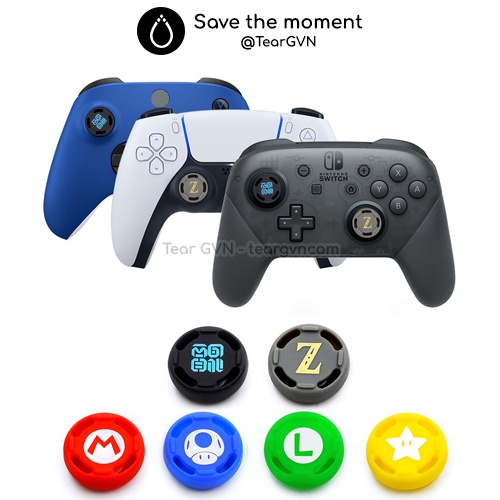 Nút bọc Analog Mario cho tay cầm Playstation / Xbox / Switch Pro Controller - 1 cái