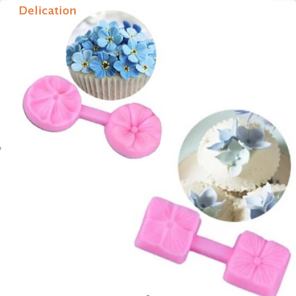 Khuôn Silicone Tạo Hình Hoa Dập Nổi Làm Bánh / Kẹo / Thạch / Socola