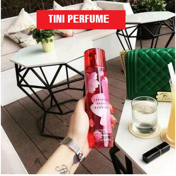 Xịt toàn thân và sữa tắm BATH & BODY WORKS JAPANESE CHERRY BLOSSOM