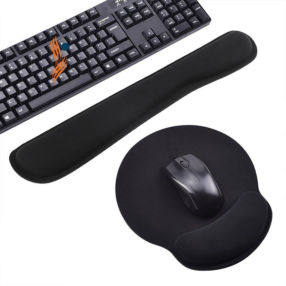 Set tấm lót chuột có chỗ kê tay và đệm kê tay khi gõ bàn phím tiện dụng cho dân công sở