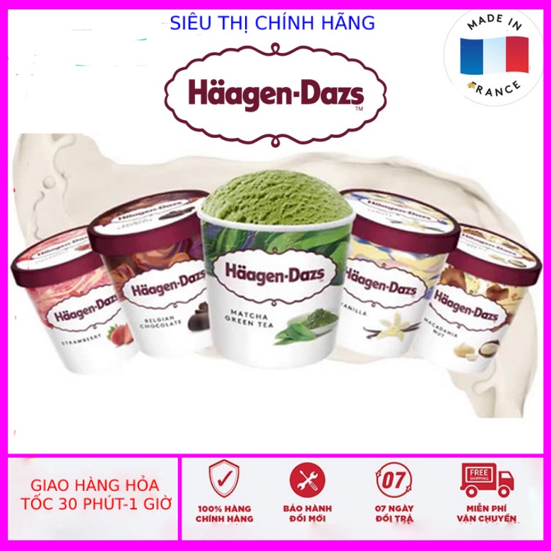 Kem Häagen-Dazs Nhiều vị hộp 100ml