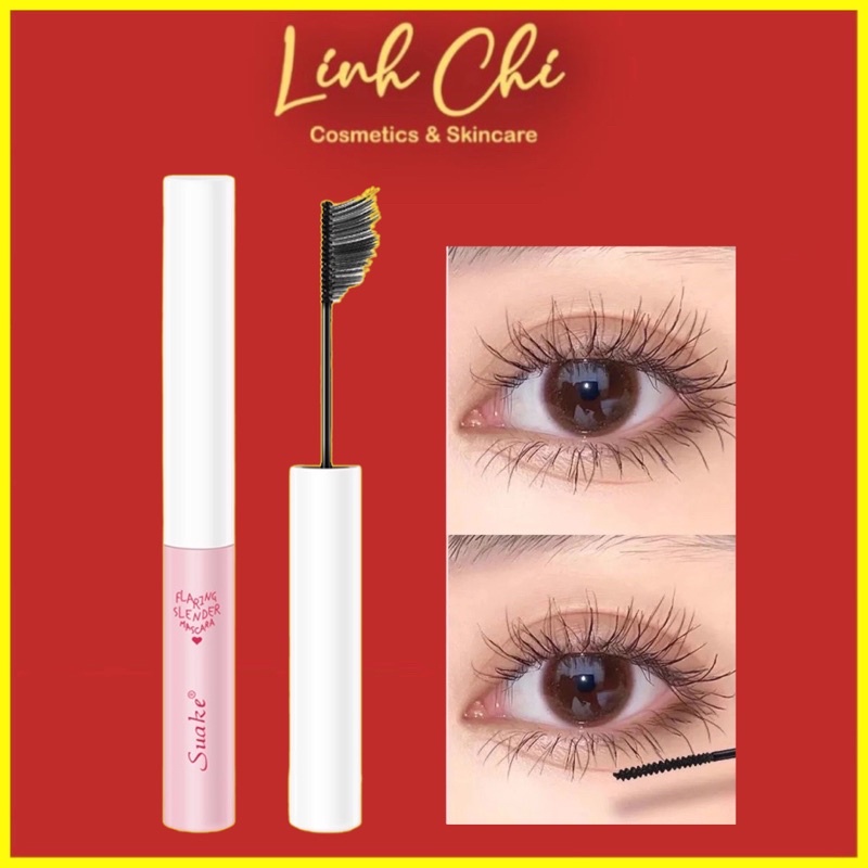 Mascara Suake Hỗ Trợ Trang Điểm Lông Mi Lâu Trôi Chống Thấm Nước Tiện Dụng