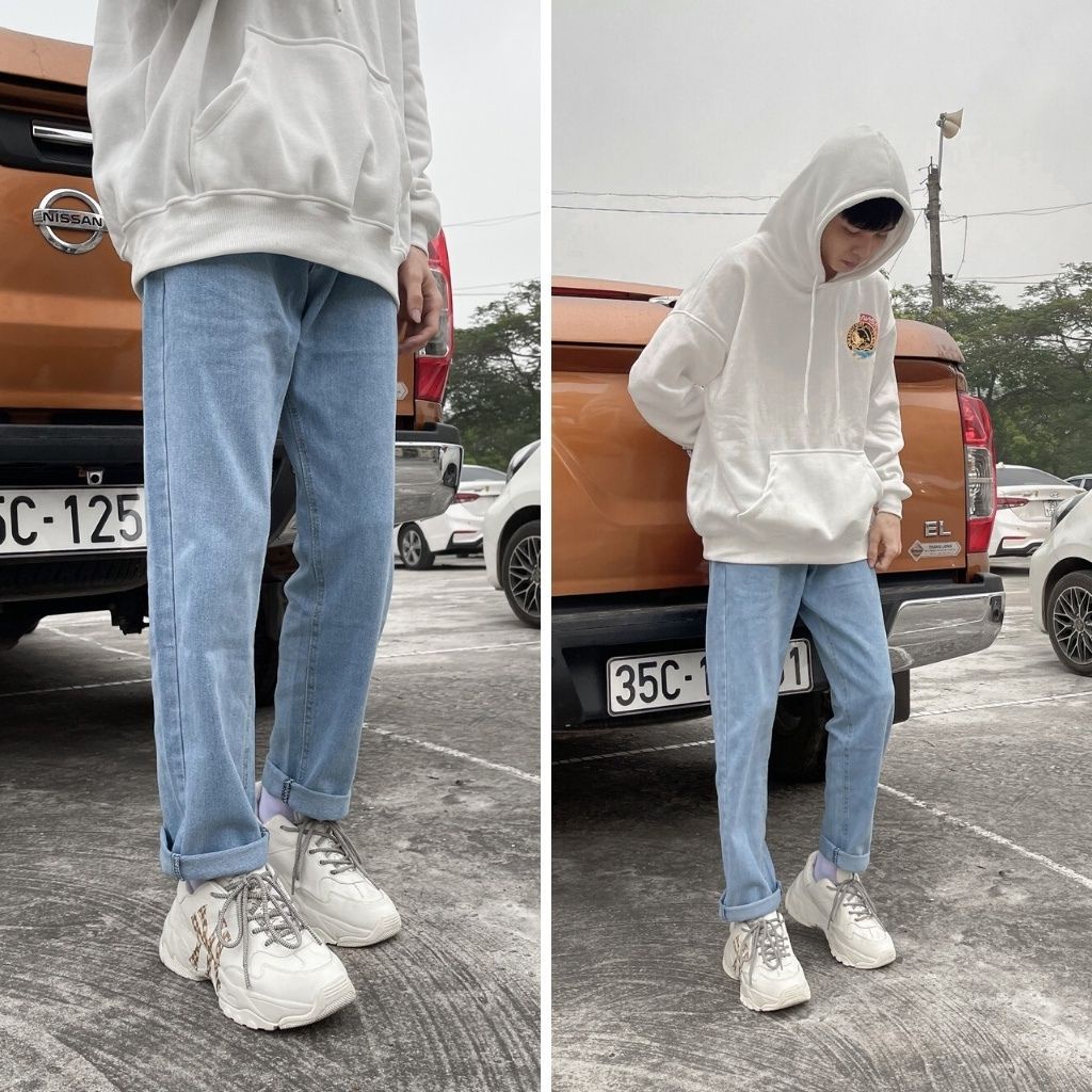 Quần Baggy Nam, Jeans Baggy Rách Xanh | BigBuy360 - bigbuy360.vn