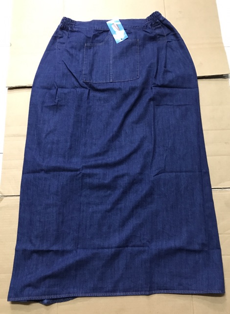 Váy jean chống nắng dạng nút lưng thun | BigBuy360 - bigbuy360.vn