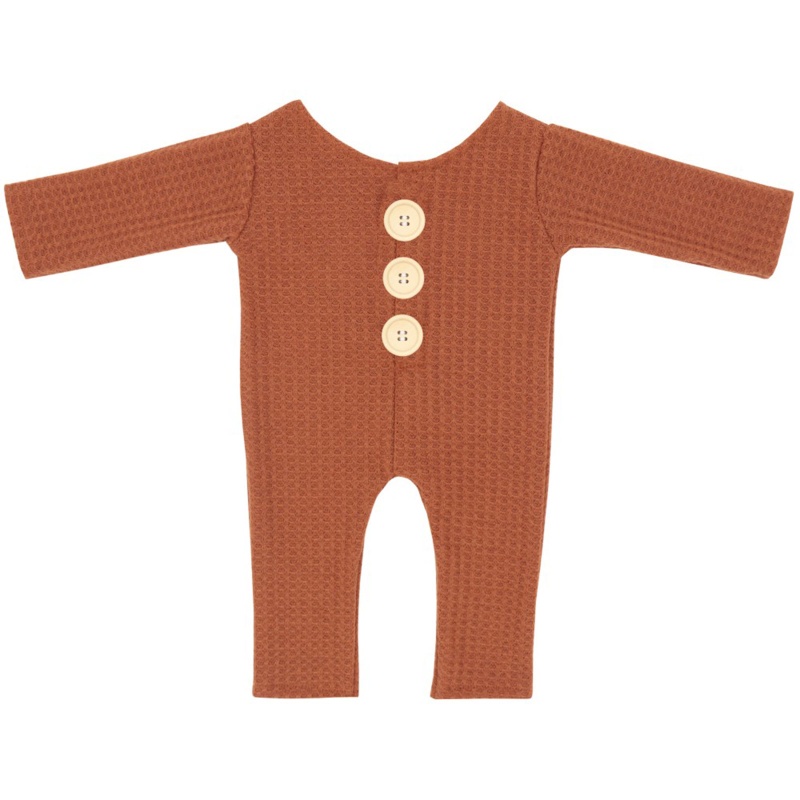 Bộ Áo Liền Quần Vải Cotton Mềm Dùng Làm Đạo Cụ Chụp Ảnh Cho Bé Sơ Sinh
