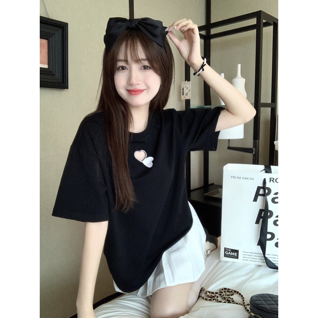 NRVP Áo Thun Nữ Tay Ngắn In Hình Phong Cách Hàn Quốc Thời Trang Mùa Hè 2022